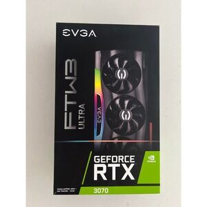 EVGA GeForce RTX 3070 FTW3 Ultra Gaming 8GB GDDR6 LHR GPU 08G-P5-3767-KL